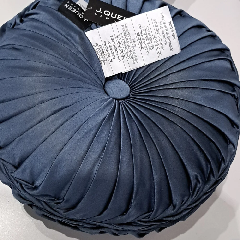 J. Queen New York Alexis Tufted Round Decorative Throw Pillow